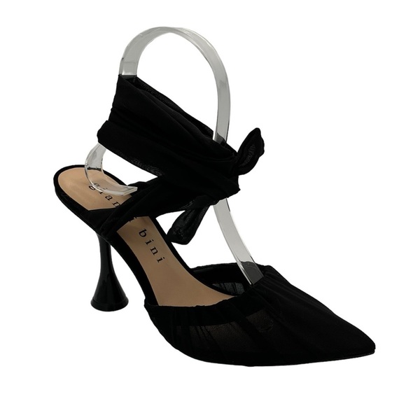 Gianni Bini Henzlee Chiffon Ankle Wrap Up Pumps Women's Size 7.5 - Picture 2 of 10